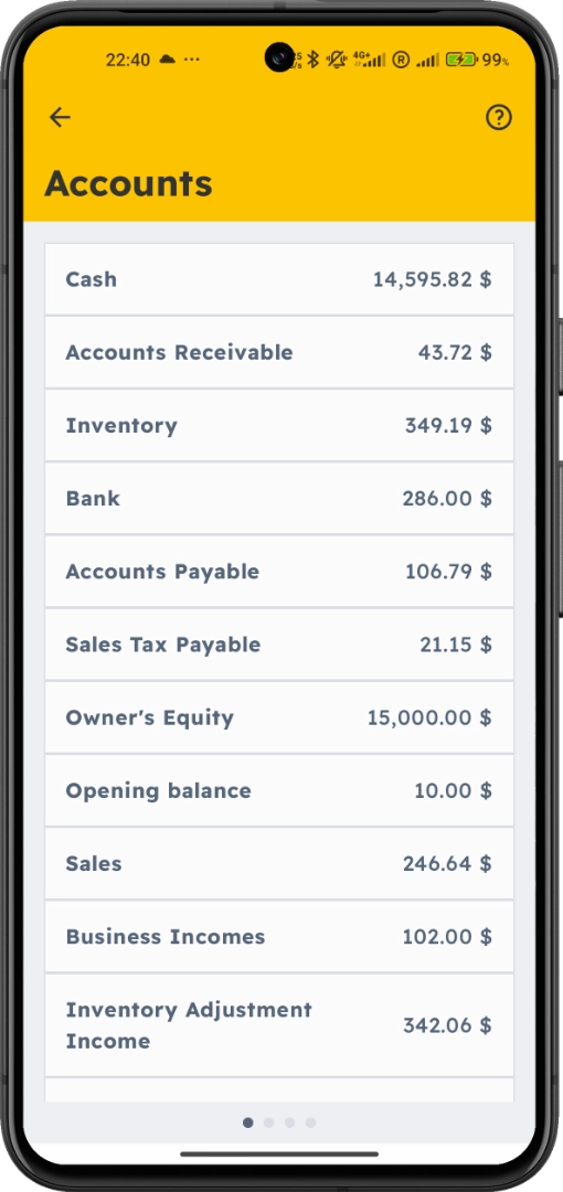 Accounting ledger